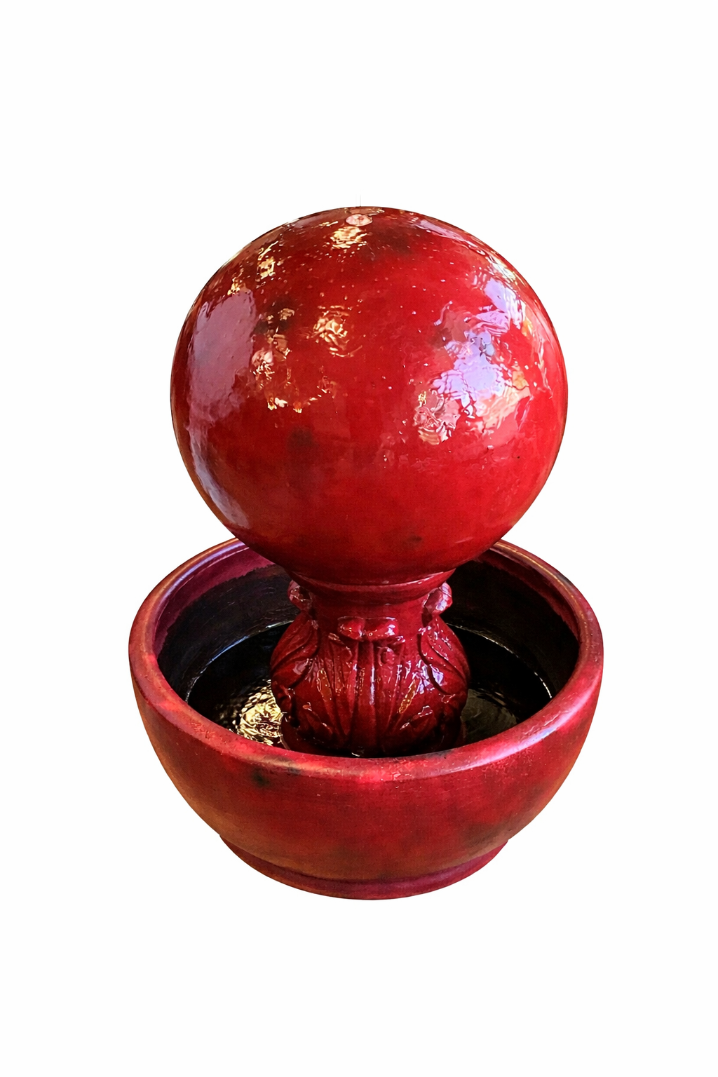 Modern Sphere Fountain – Compact Outdoor & Indoor Water Feature (Multiple Colors)