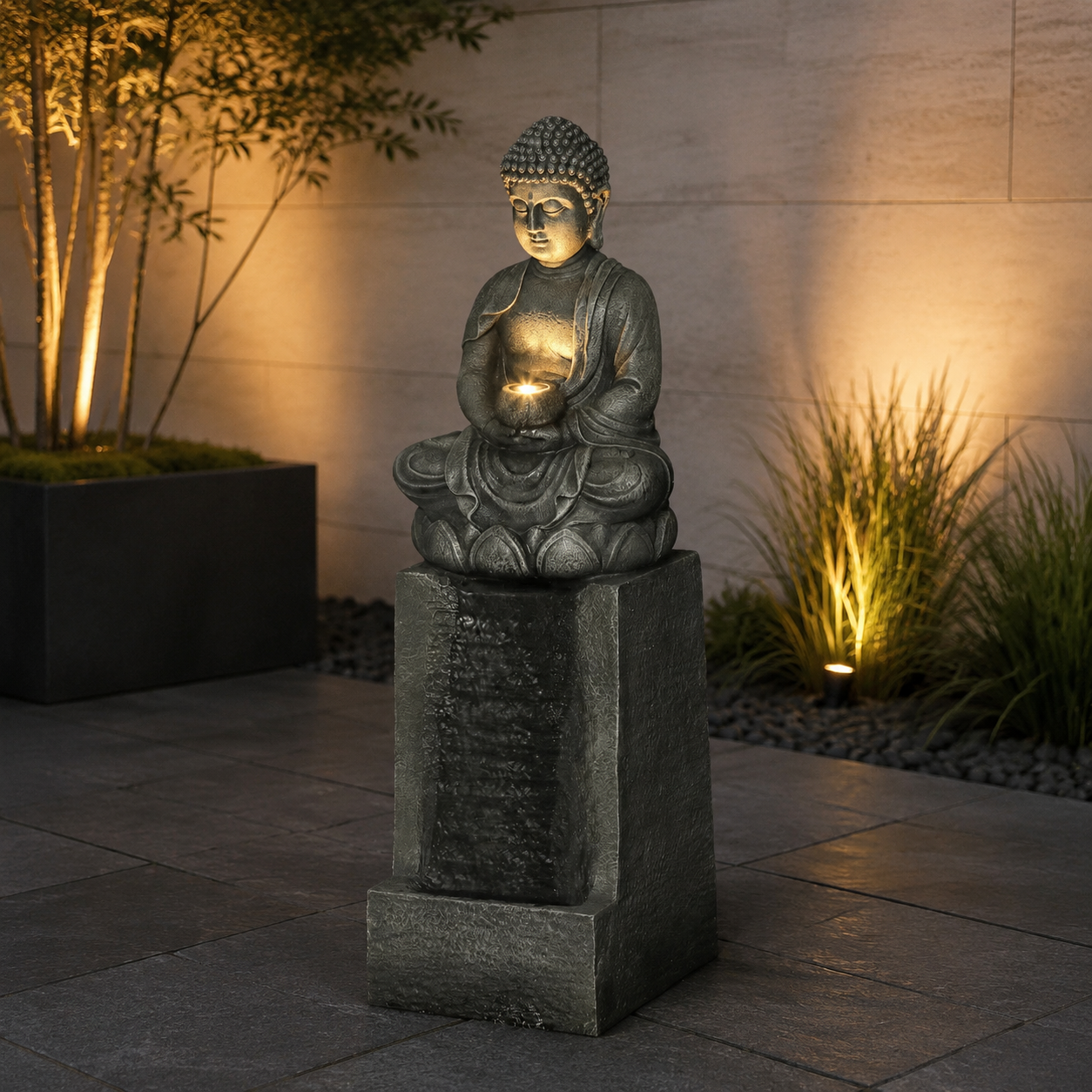 Buddha water Fountain- Indoor/outdoor zen Fountain