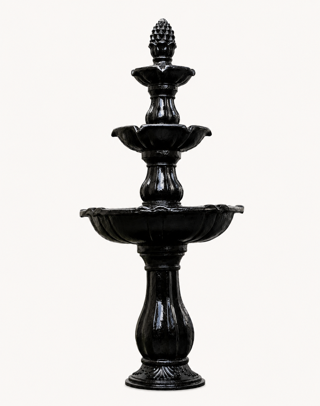 Modern Three-Tier Classic Resin Fountain