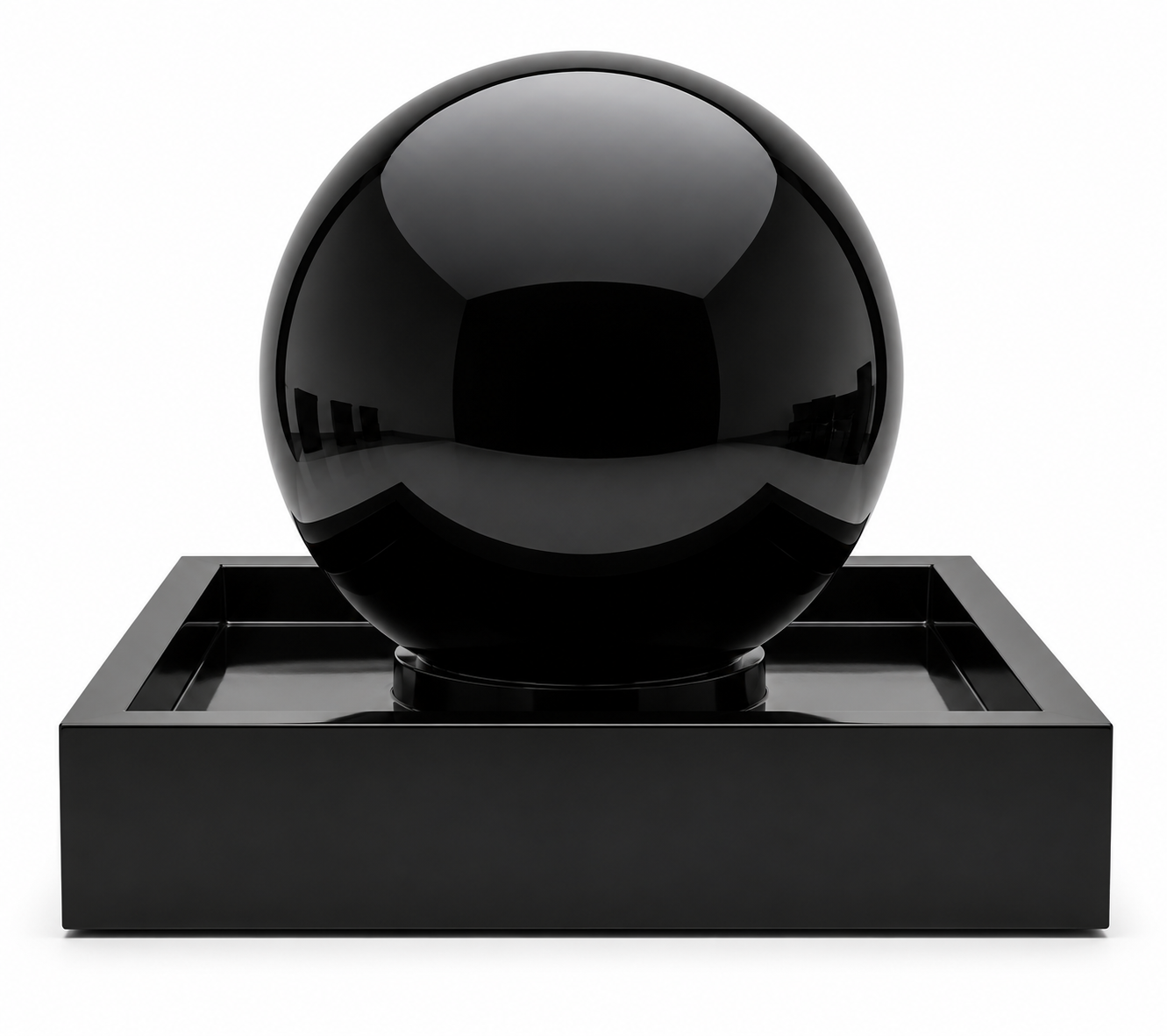 Luxurious 30'' Concrete Sphere with a showing basin