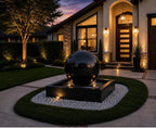 Luxurious 36″ Sphere Fountain with Visible Basin – Complete Indoor/Outdoor Kit