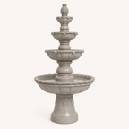 Timeless Four-Tiered Garden Fountain