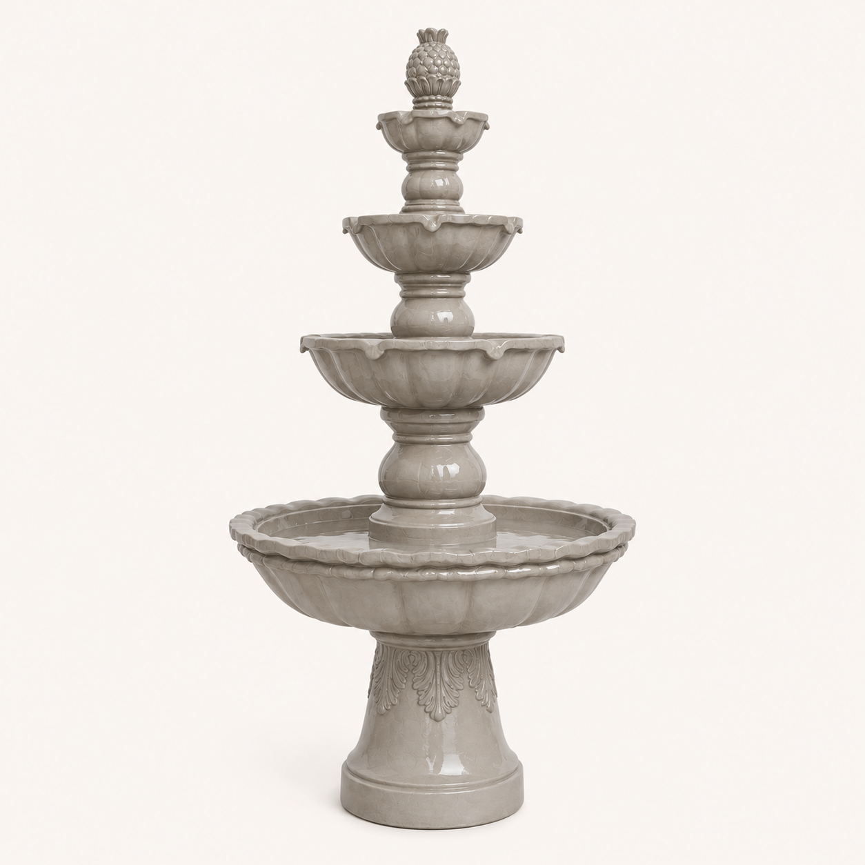 Timeless Four-Tiered Garden Fountain