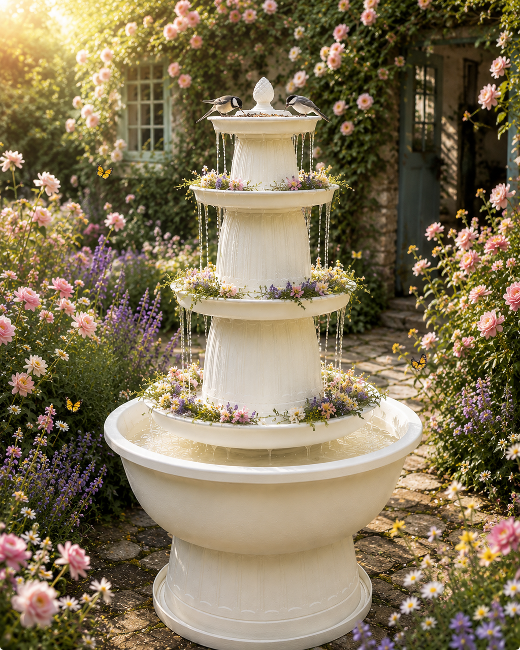 4.5 FT Acrylic Indoor & Outdoor Fountain