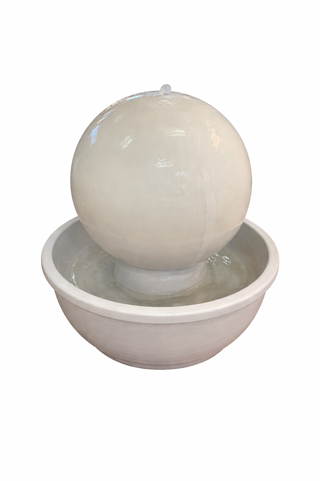 Modern Sphere Fountain – Compact Outdoor & Indoor Water Feature (Multiple Colors)