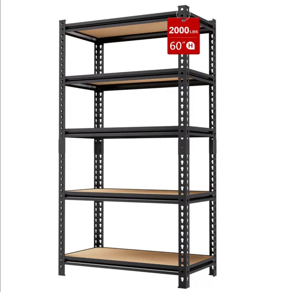 Heavy duty five tier shelves