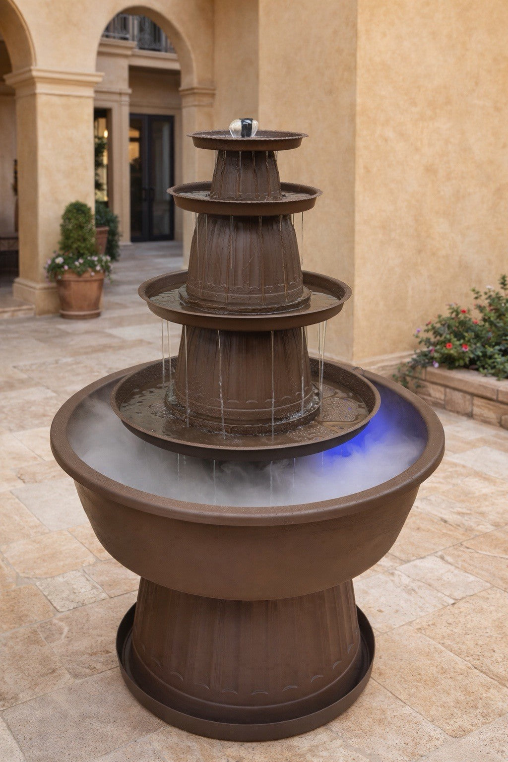 Fountain 5 Ft Hard Acrylic, Water Feature Indoor/ Outdoor