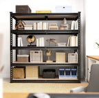 Heavy Duty 5 Tier Metal Shelves - 72" H Storage Shelves, 2000LBS Capacity