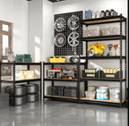 Heavy duty five tier shelves