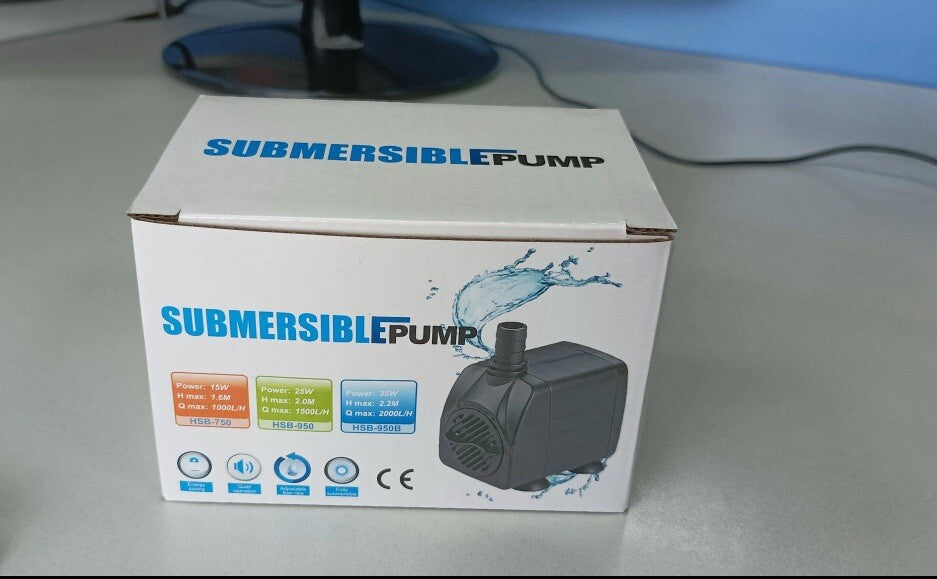 Submersible Water Pump 1000 LH 264 GPH 120V for Aquarium and Pond And Fountains