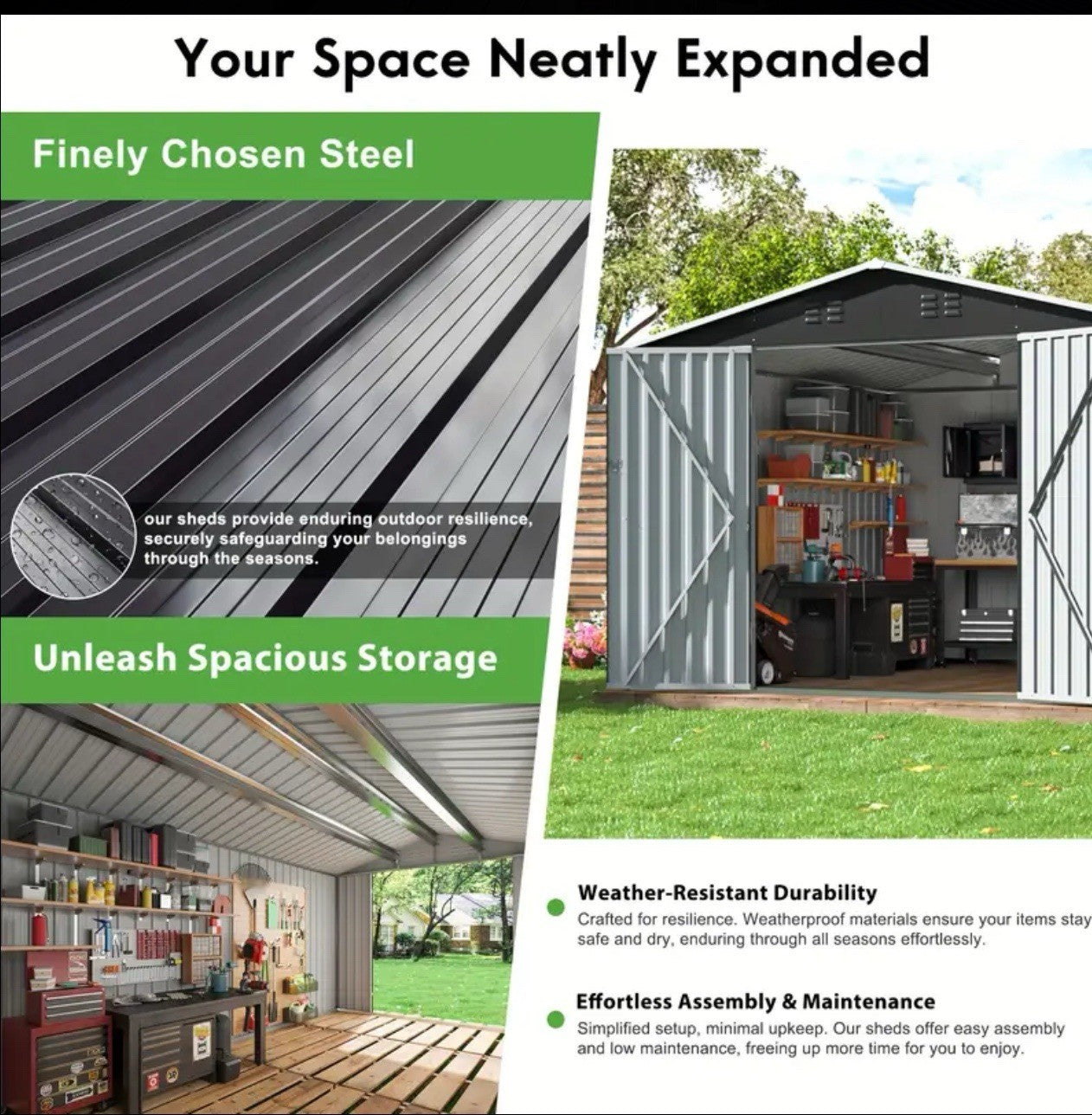 10 x 10 metal storage shed