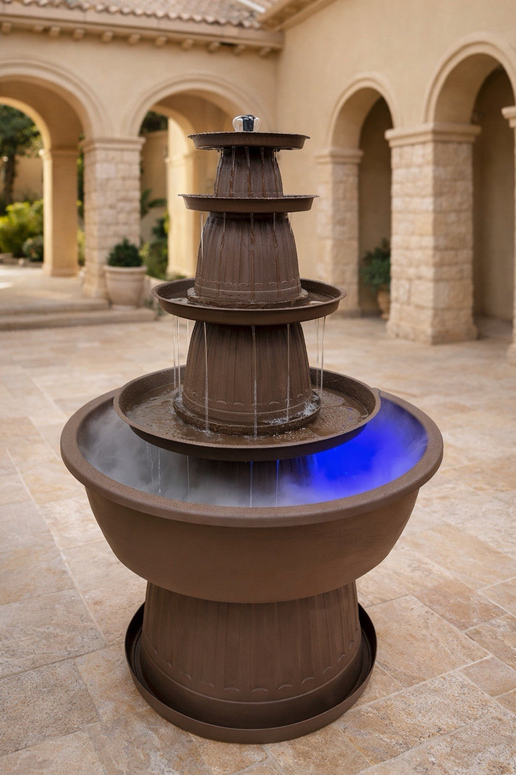 Fountain 5 Ft Hard Acrylic, Water Feature Indoor/ Outdoor