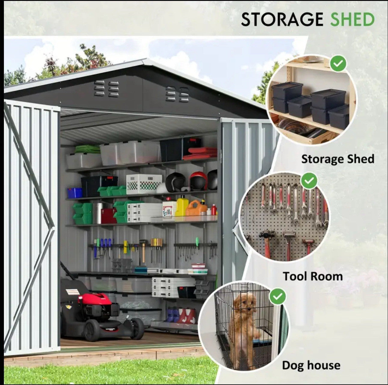 10 x 10 metal storage shed