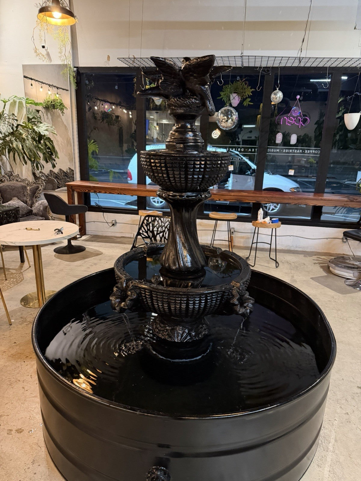 Fountain Birds Without The Basin , Free Standing