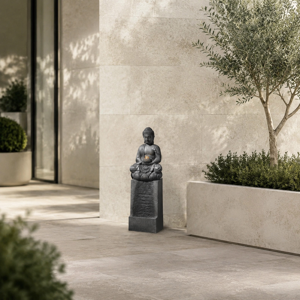 Buddha water Fountain- Indoor/outdoor zen Fountain