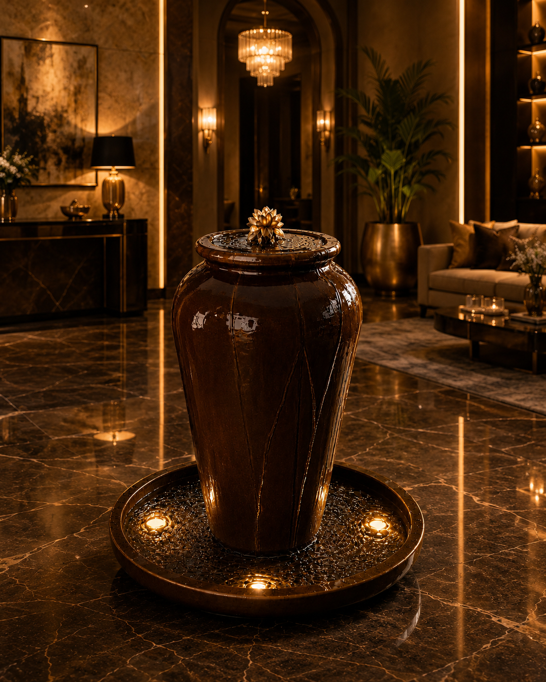 Elegant Urn Water Fountain