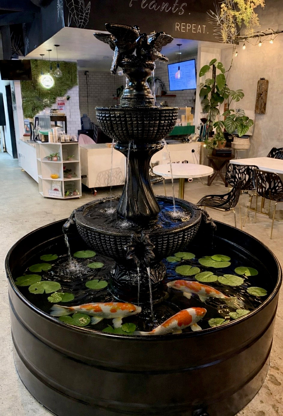 Luxury Koi Pond Fountain