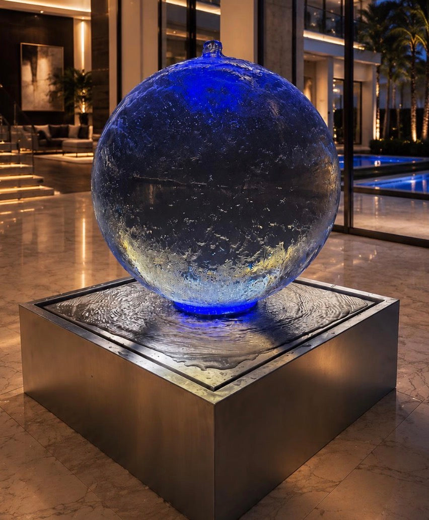 Acrylic Sphere Fountain (LED Kit)