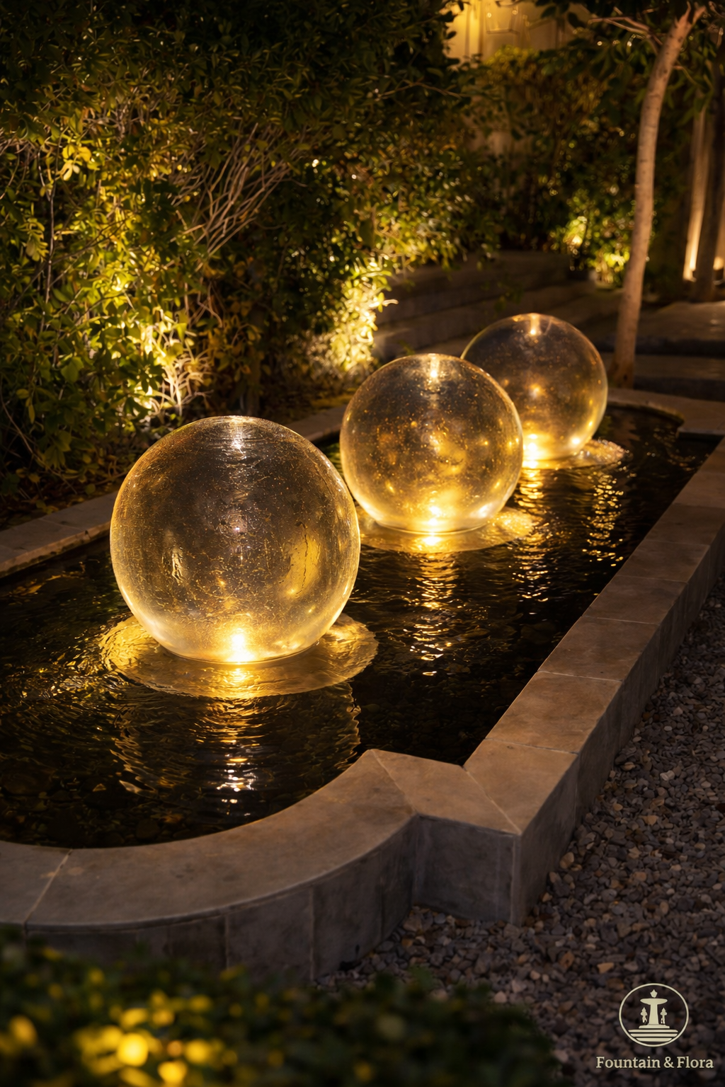 24-Inch Acrylic Sphere Fountain – Complete Kit