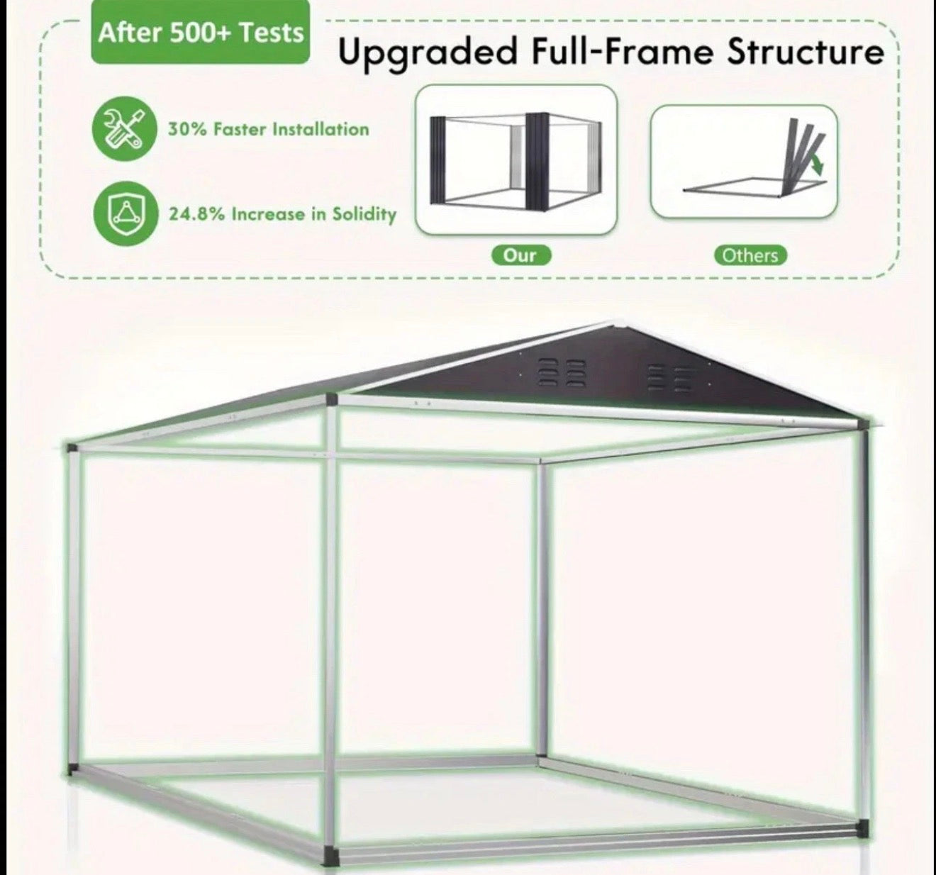 10×10 ft Metal Storage Shed