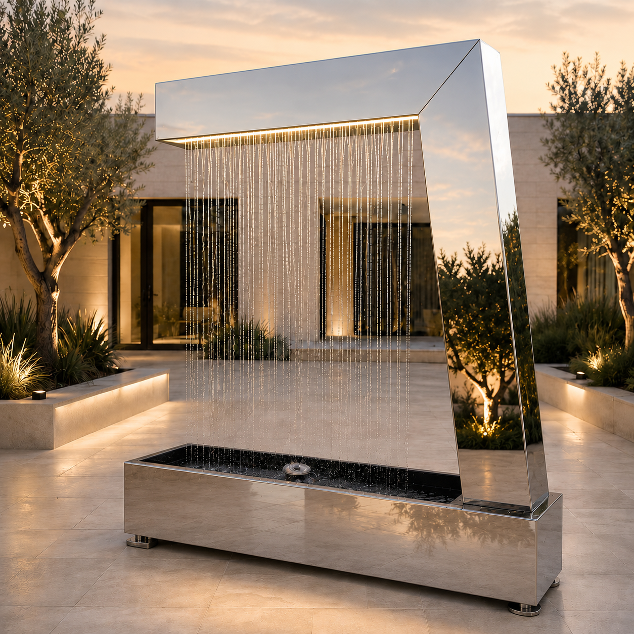 Modern Water Curtain Fountain