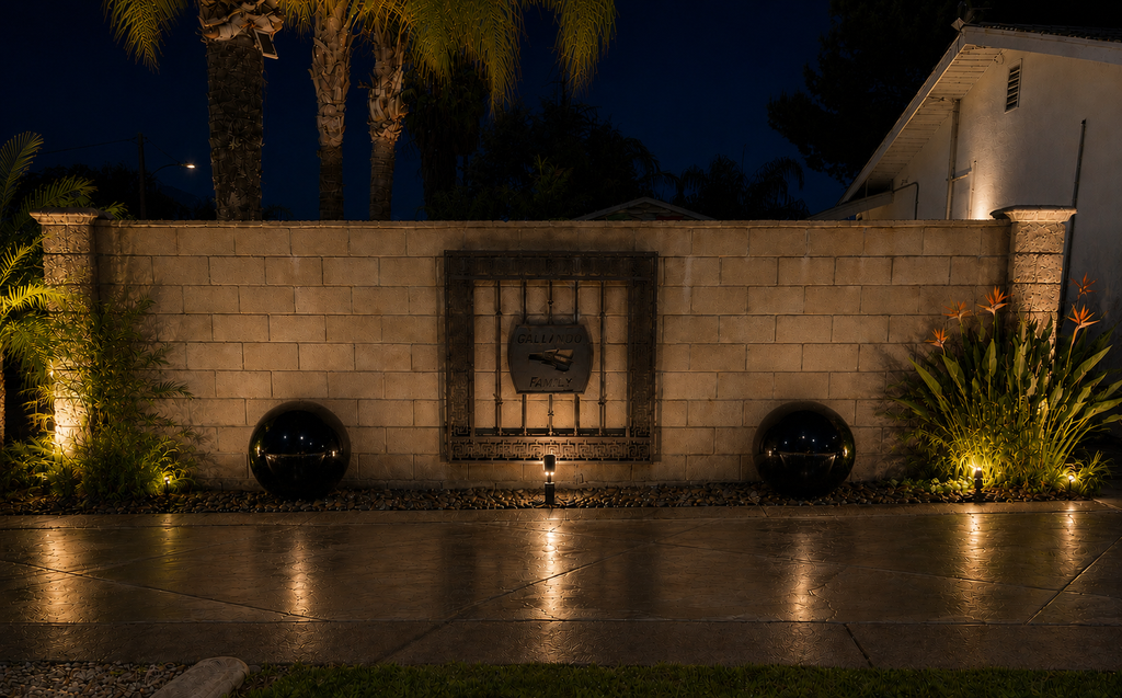 24'' Concrete Sphere Fountain with a Hidden Base / Full kit
