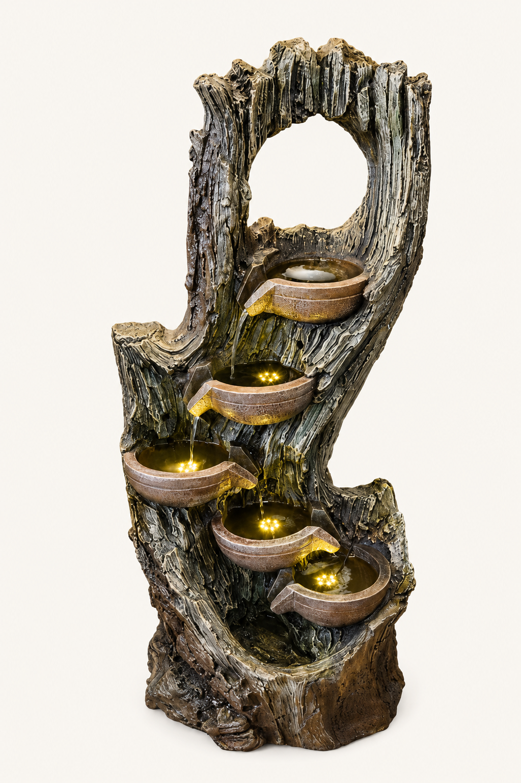 Natural Rock Waterfall Fountain