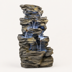 7-Tier Rock Fountain – LED