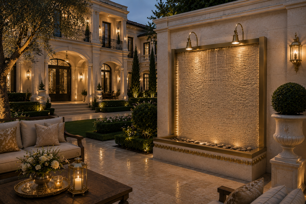 Luxury LED Water Wall Fountain