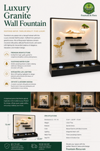 Luxury Granite Wall Fountain