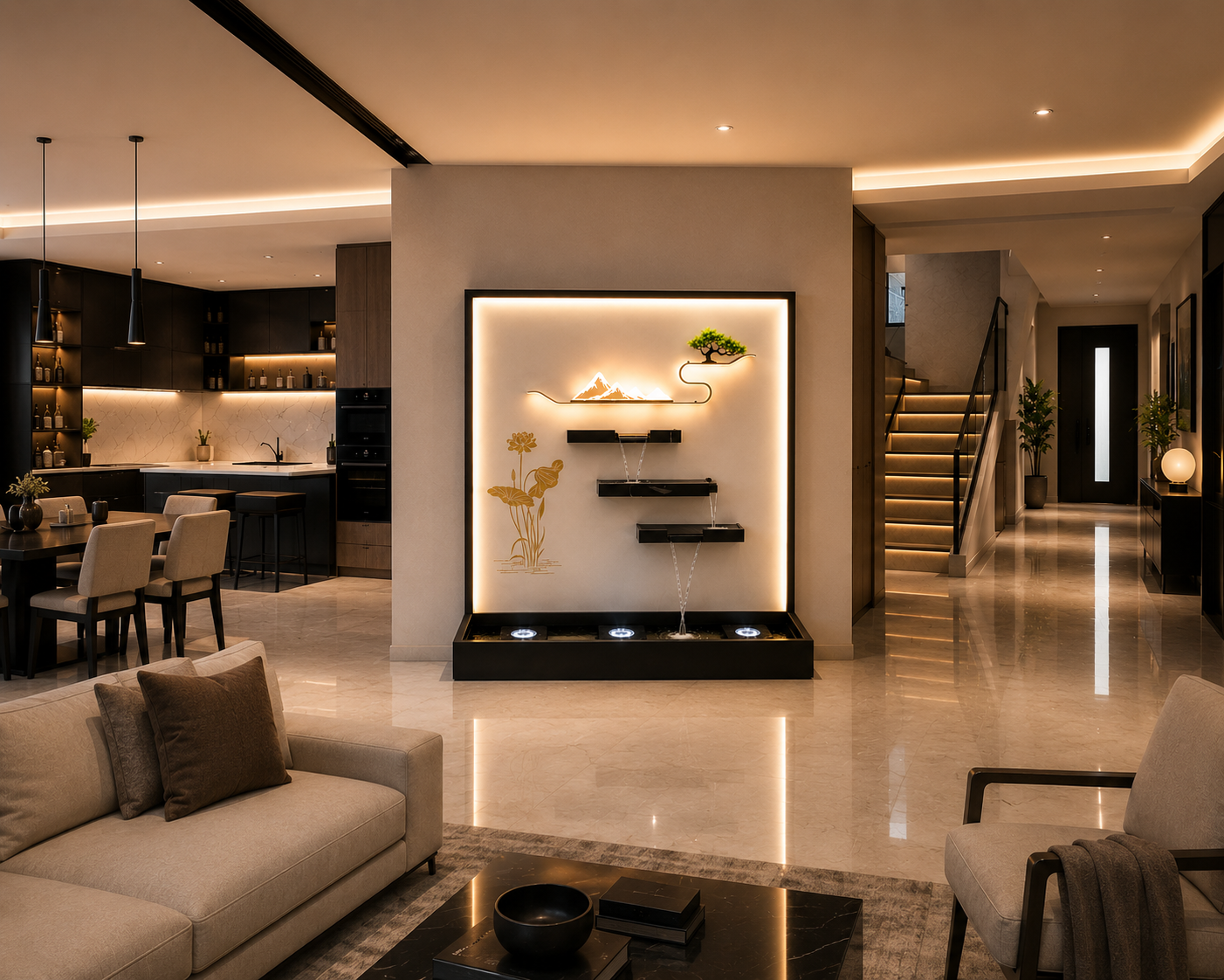 Luxury Granite Wall Fountain