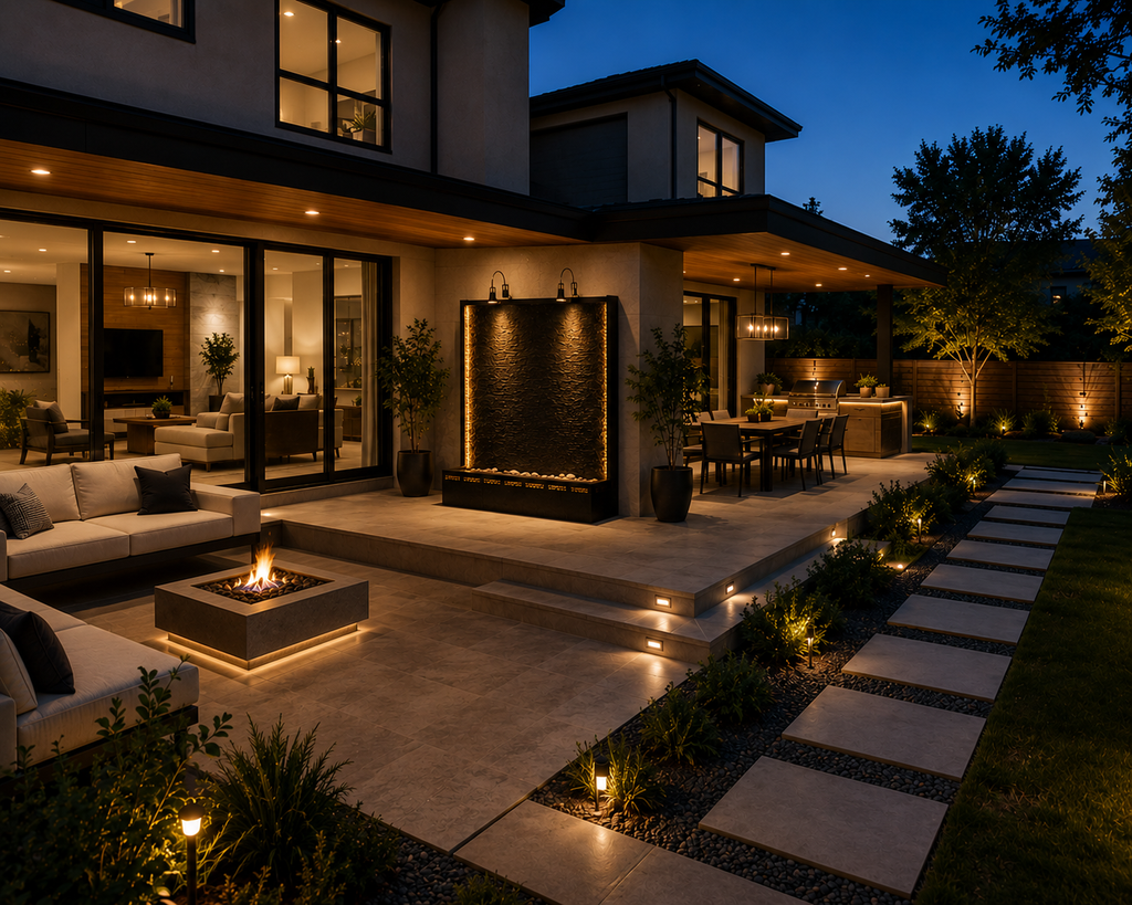 Luxury LED Water Wall Fountain