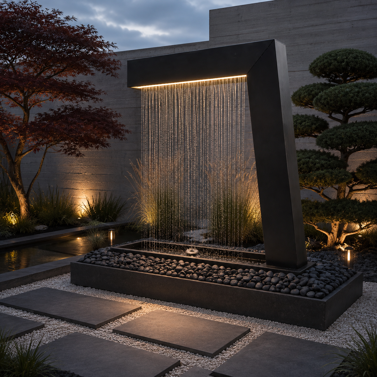 Modern Water Curtain Fountain