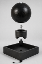 Luxurious 36″ Sphere Fountain with Visible Basin – Complete Indoor/Outdoor Kit