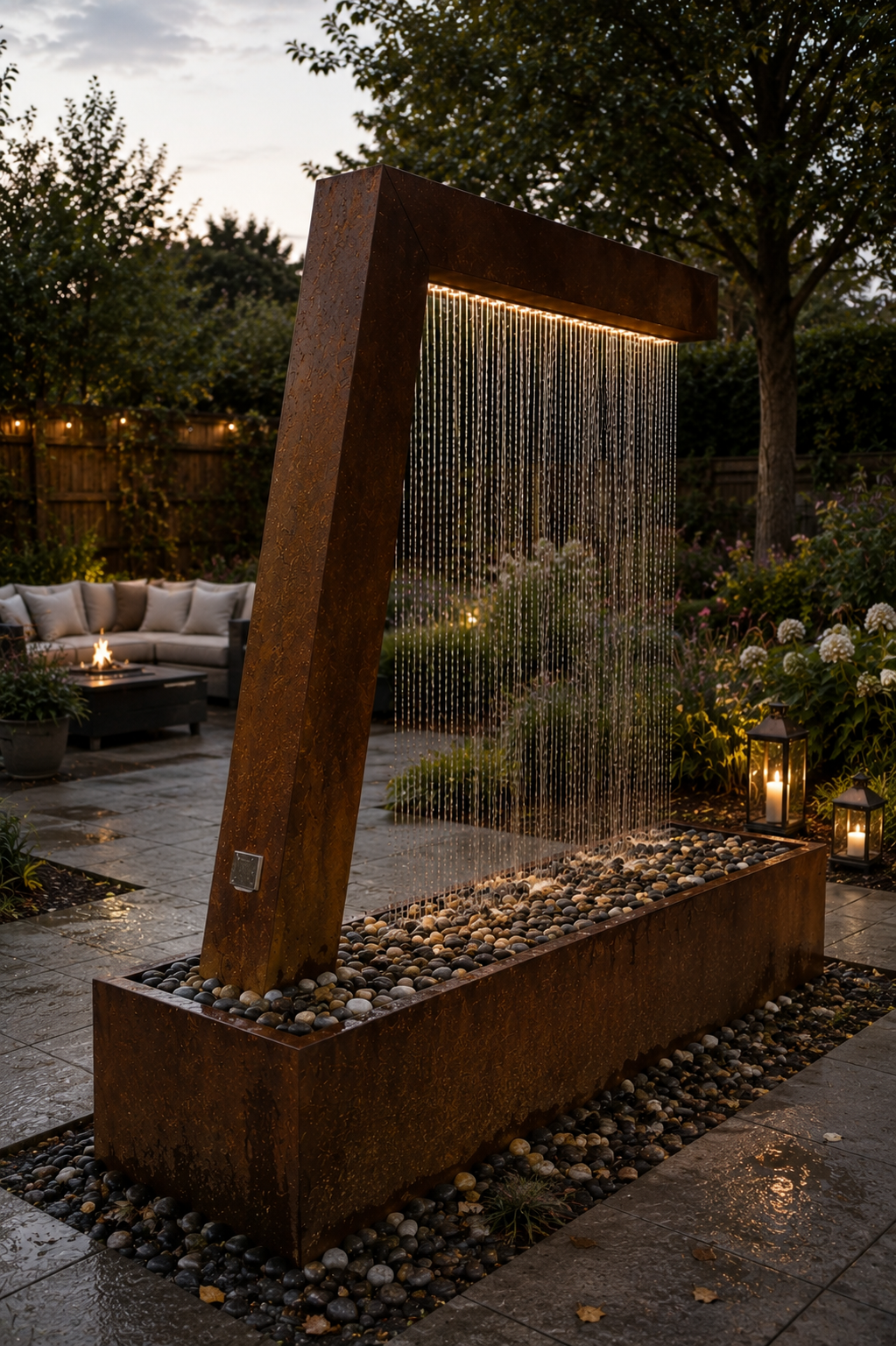 Modern Water Curtain Fountain