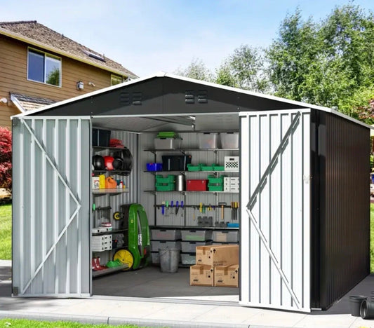 10×10 ft Metal Storage Shed
