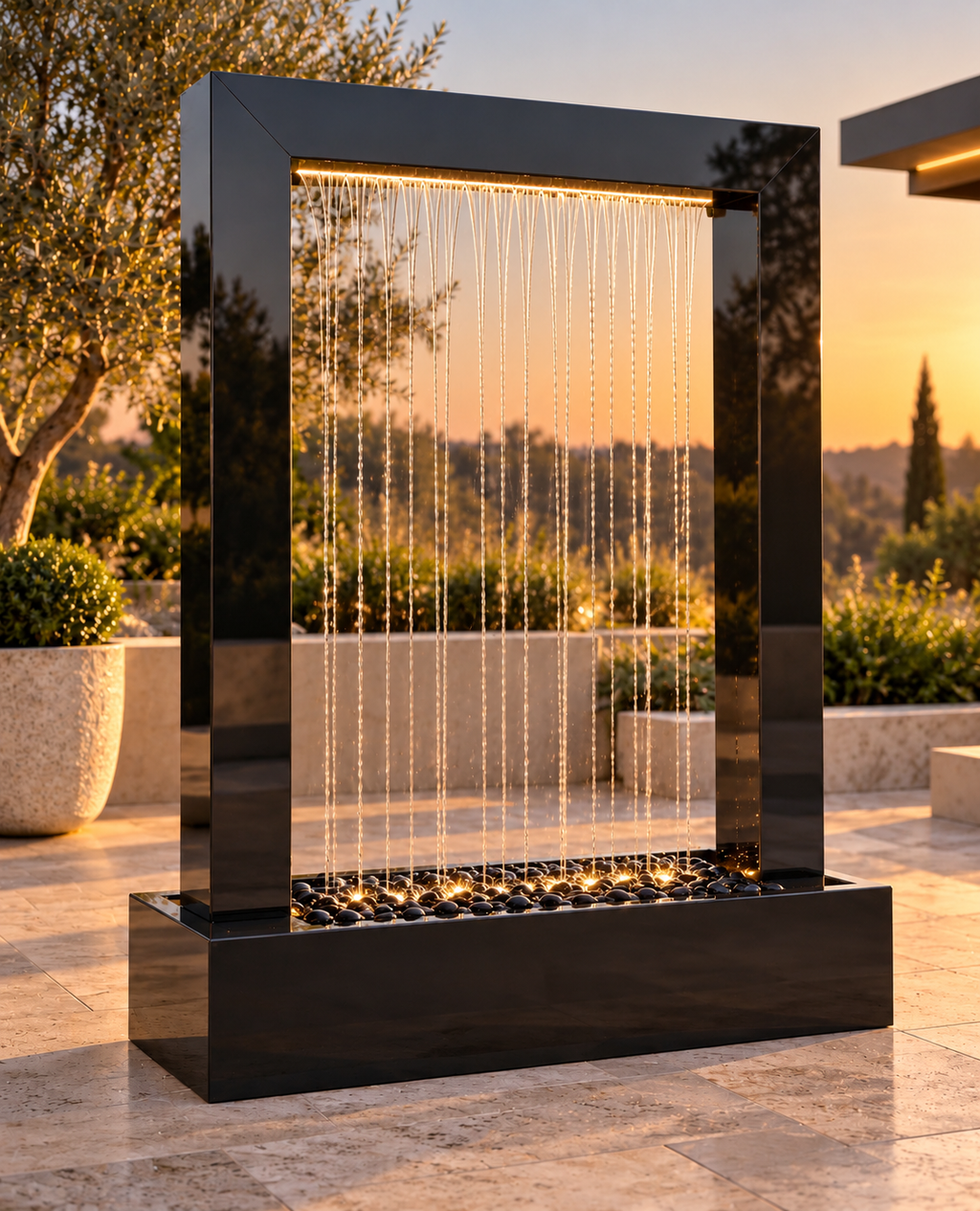 Modern Architectural Water Curtain Fountain