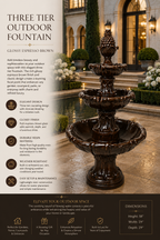 Three Tier Classic Fountain