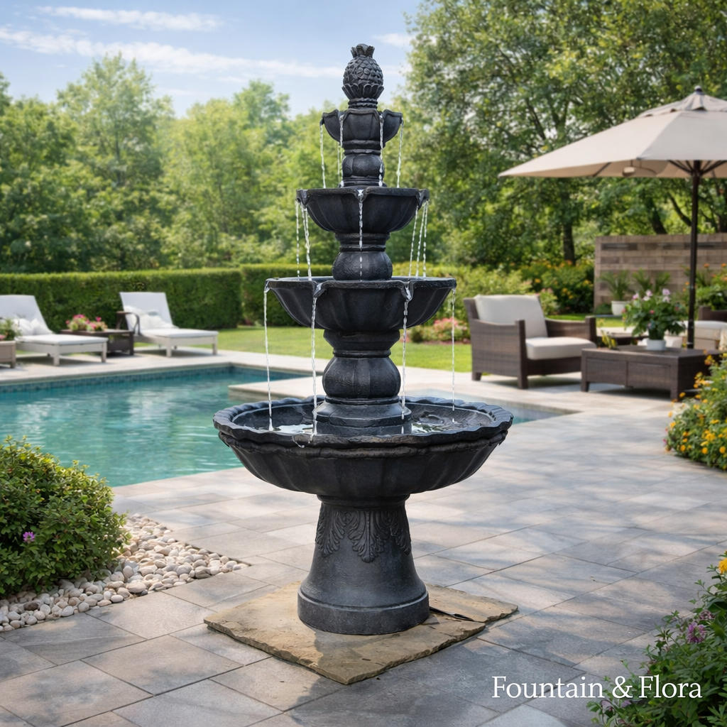 4 Tiers Fountain- Outdoor water Fountain
