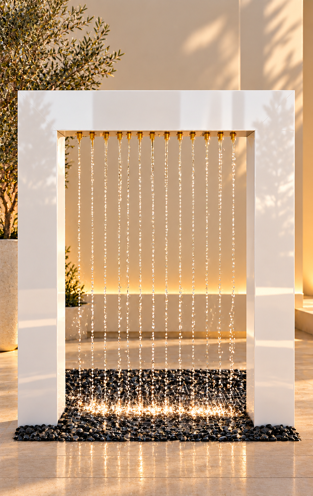 Modern Architectural Water Curtain Fountain