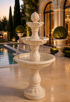 Luxury Three-Tier Garden Courtyard Fountain (4 ft)