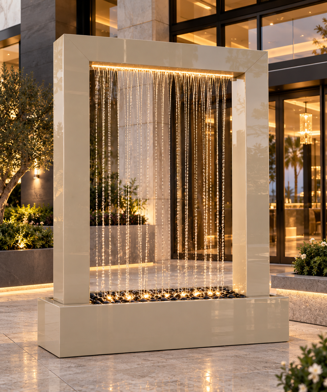 Modern Architectural Water Curtain Fountain