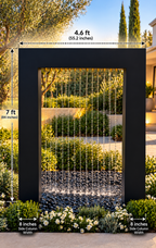 Modern Architectural Water Curtain Fountain