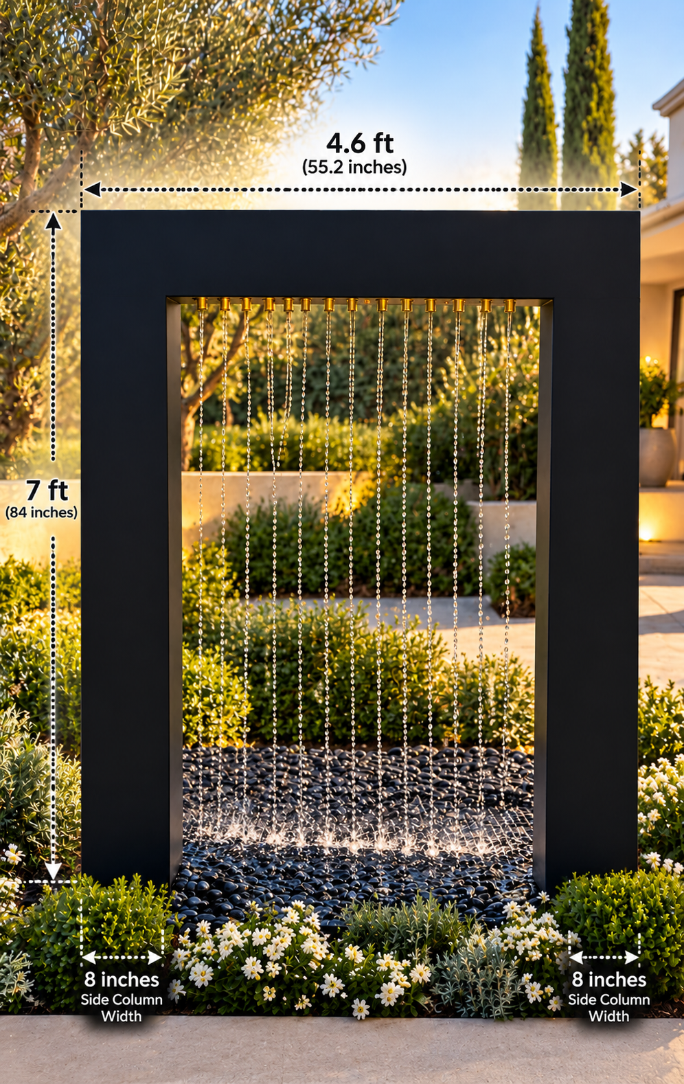 Modern Architectural Water Curtain Fountain