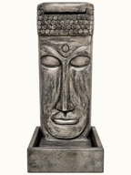 Zen Buddha Concrete Water Fountain