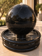 Luxury Oversized Concrete Sphere Fountain