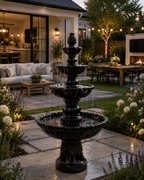 Timeless Four-Tiered Garden Fountain