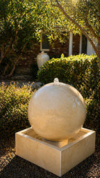 24” Basin Fountain with 20” Concrete Sphere – Full Kit (etsy image id: 7988327578)