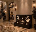 Laser-Cut Steel Wall Water Fountain – 4 ft x 6 ft | Custom Design __etsy:8079719898