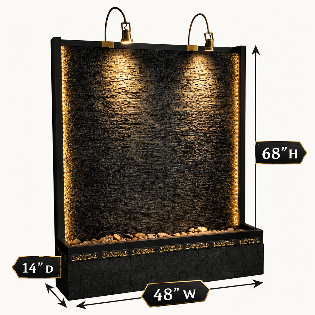 Luxury LED Water Wall Fountain